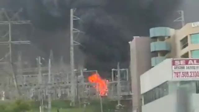 Puerto Rico Power Plant Fire