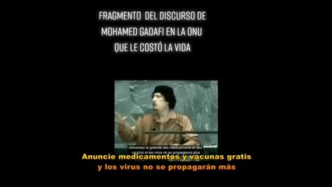 Gadafi tenía razón