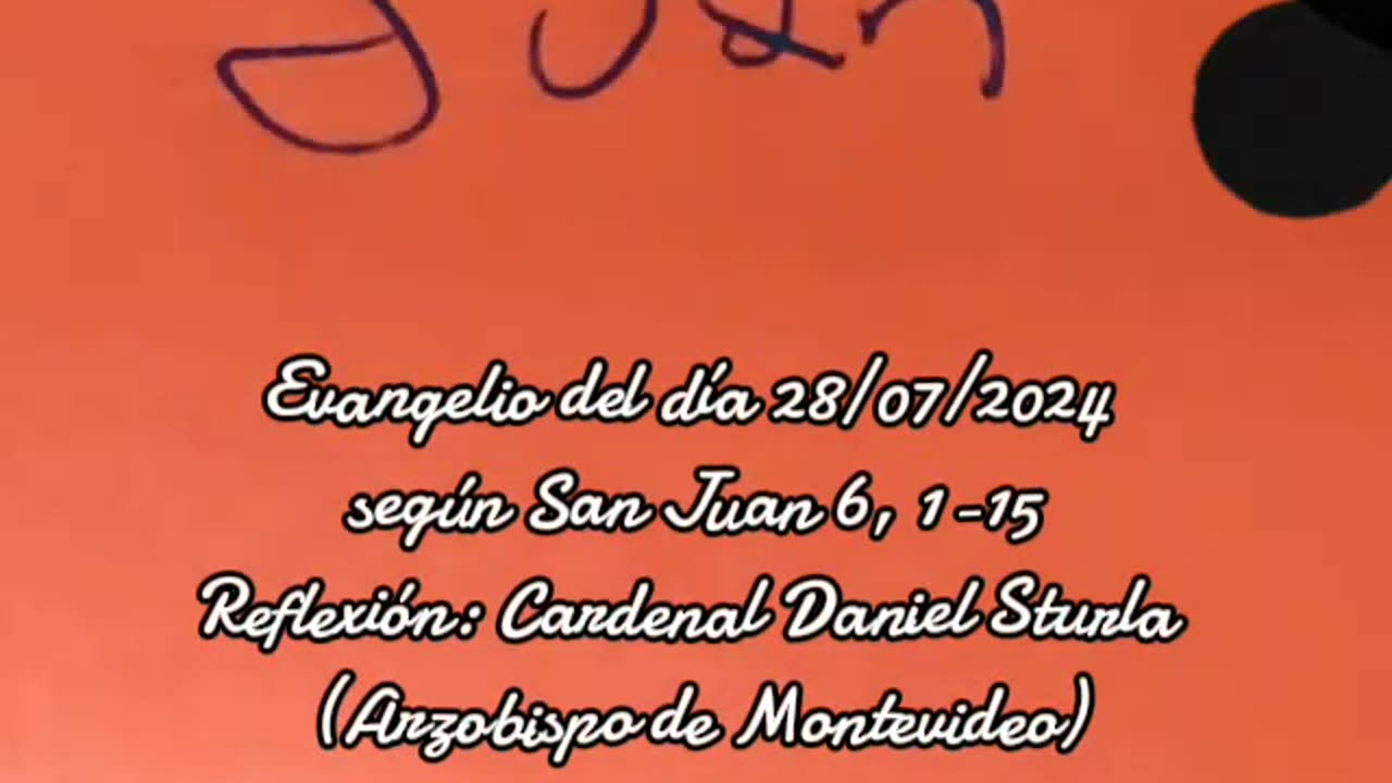 Evangelio del día 28/07/2024 según San Juan 6, 1-15 - Cardenal Daniel Sturla