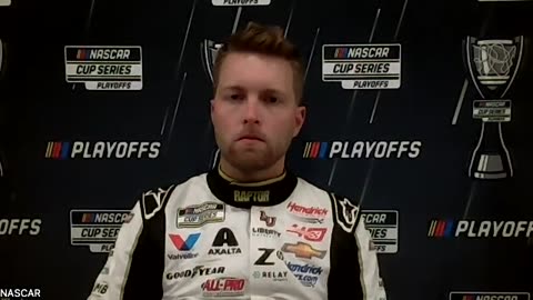 William Byron speaks to The Quaker State 400