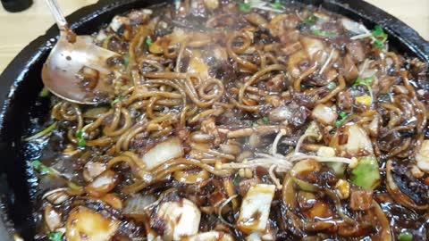 Korean delicious jajangmyeon