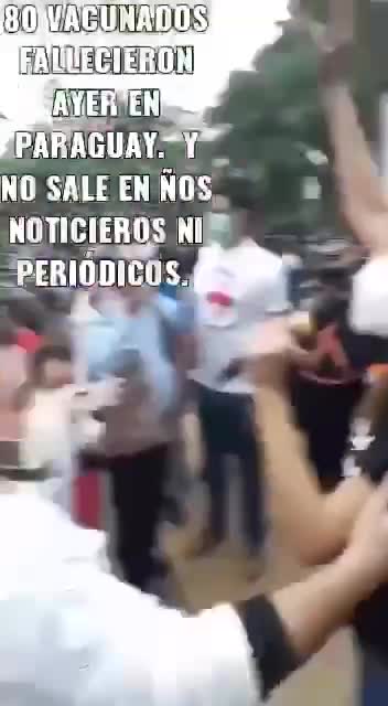 PARAGUAY NGƯỜI DÂN BIỂU TÌNH TRƯỚC CÁI CHẾT CỦA 80 NGƯỜI SAU KHI ĐƯỢC "TIÊM CHỦNG" 🇺🇸PARAGUAY: PROTESTING AT THE DEATHS OF 80 PEOPLE AFTER BEING "VACCINATED"