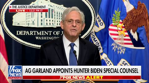 MASSIVE: AG Garland Announces Special Counsel For Hunter Biden Investigation