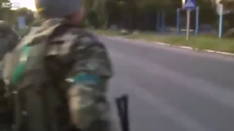 2014 Ukrainian Soldiers Terrorizing Kiev Dissidents in Support of US Backed Regime