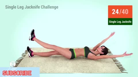 40 Single leg Raises