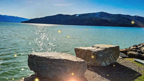 Piano Music by Danielle with the Pend OReille River Sandpoint North Idaho Scenic View Water