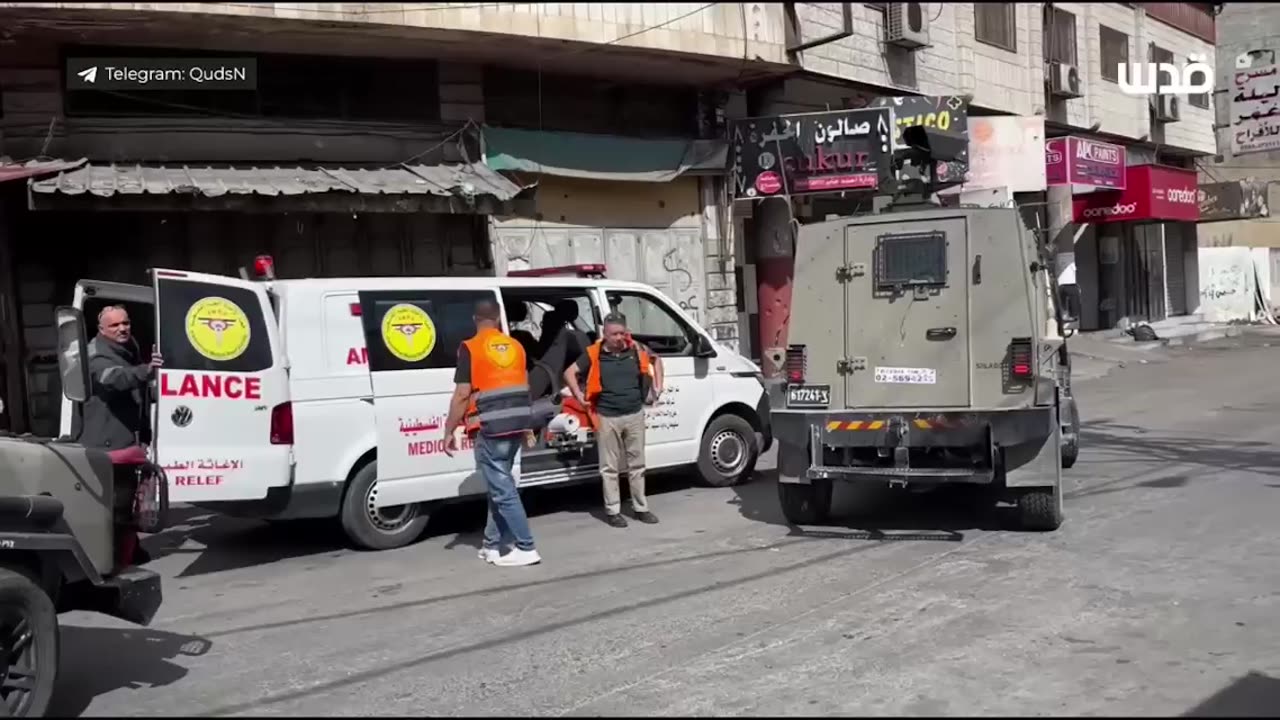 Ambulance Under Attack: Journalists Capture Chaos in Balata Camp Raid