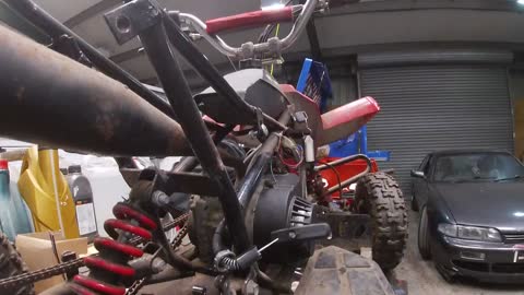 How to fit bodged carburettor to kids 50cc quad