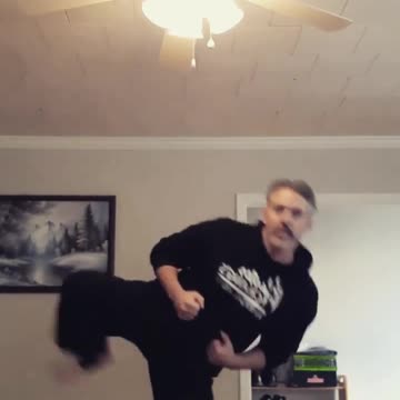 Double Side Kick Using Both Legs