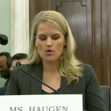 Frances Haugen: “The company’s leadership knows how to make Facebook and Instagram safer"