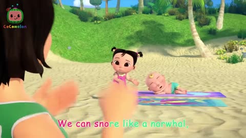 Mermaid and Baby Shark at the Beach Song _ CoComelon Nursery Rhymes & Kids S_HD