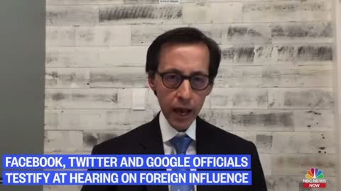 Google, Twitter, Facebook (in that order) executives Congressional testimony on working with FBI