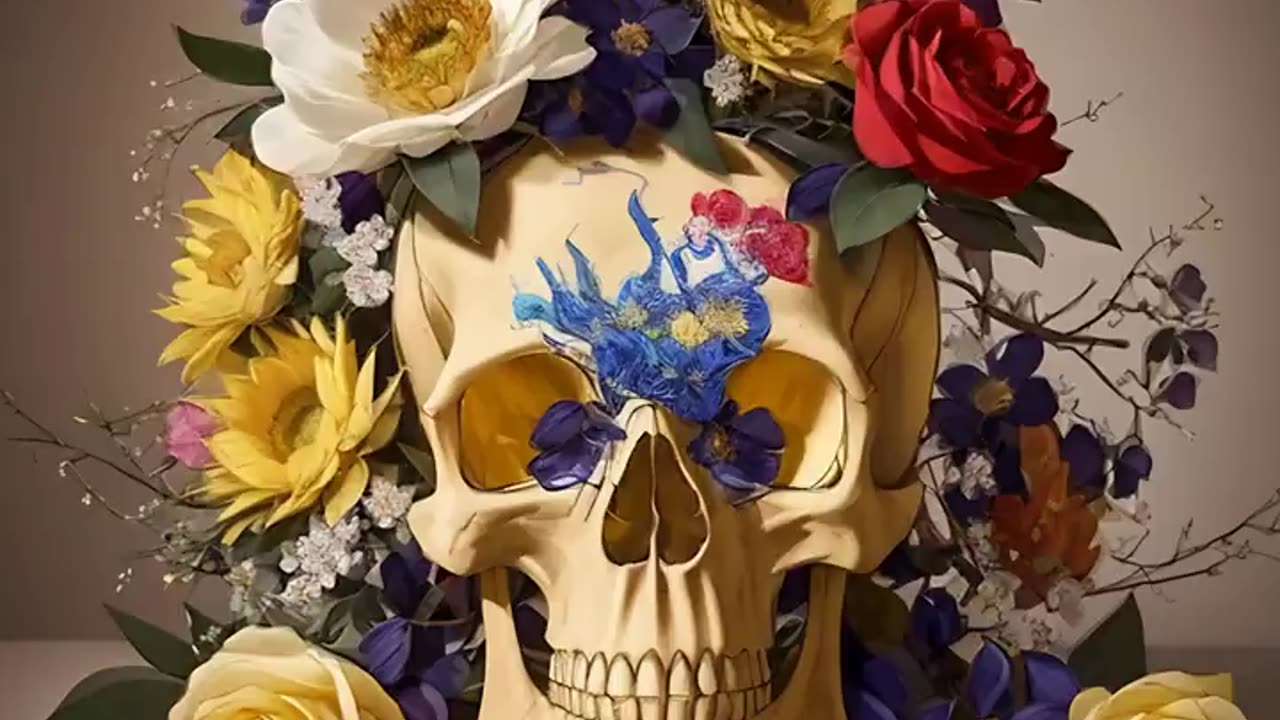 Amazing Mexican Skull Art