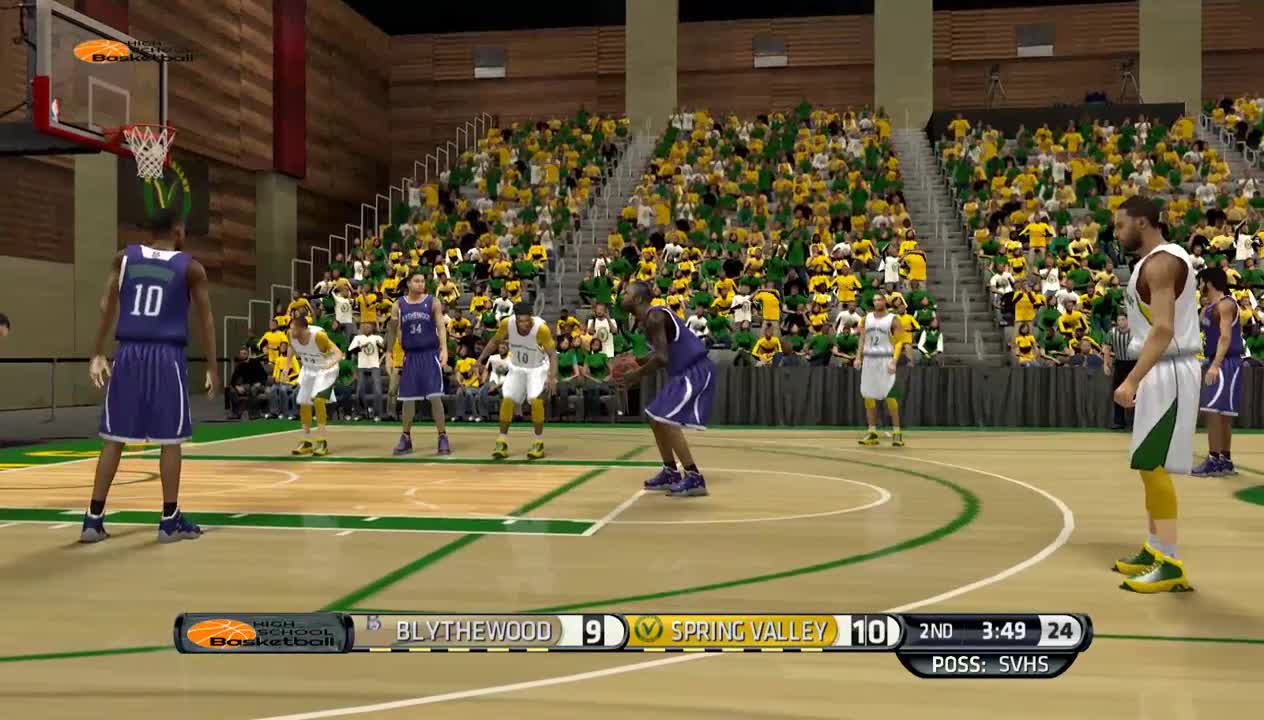 South Carolina High School Basketball NBA 2K14 PC: Blythewood vs Spring Valley