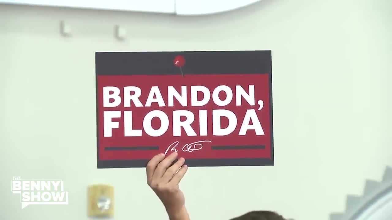 DeSantis Bill Signing Interrupted by 'Let's Go, Brandon!' Chants