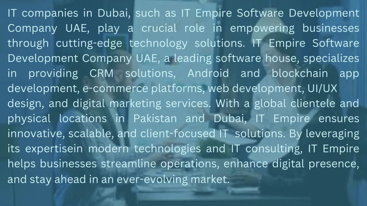 IT Empire Software Development Company UAE