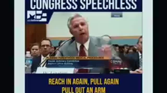 Abortion Doctor Leaves Congress Speechless