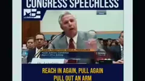 Abortion Doctor Leaves Congress Speechless