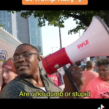 Trolling Biden Supporters at A Trump Rally