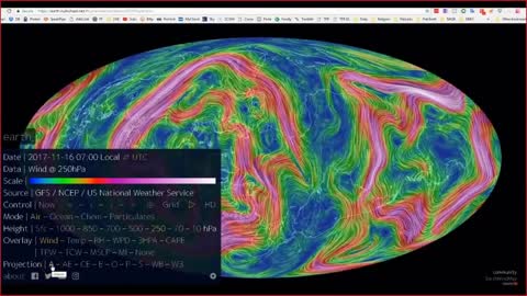 Air currents on Flat Earth