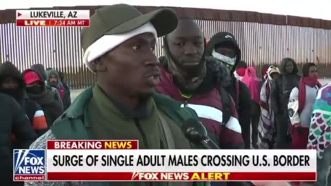 SHOCKING FOOTAGE: Massive flood of military-aged men overtake US border