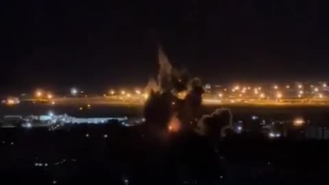 The moment the Israeli warplanes launched a raid on the southern suburbs of Beirut