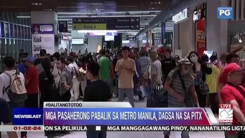 Mga pasaherong pabalik sa Metro Manila, dagsa na sa PITX