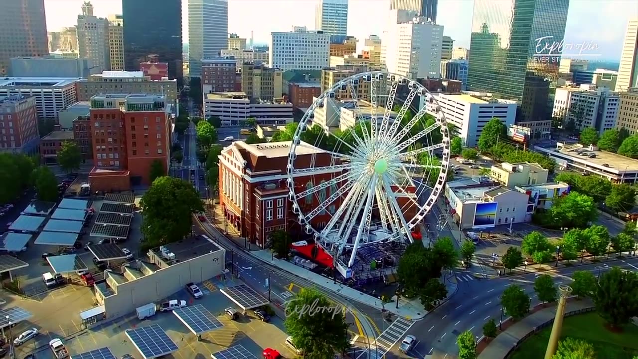 Cities of United States of America in 8K ULTRA HD 60 FPS Drone Video