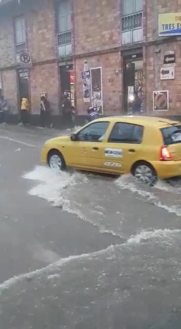 La lluvia tumbó árboles, reventó cuerdas y levantó algunos techos.