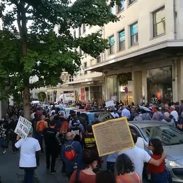 Nantes, France: Vaccine passport protests Oct. 16, 2021