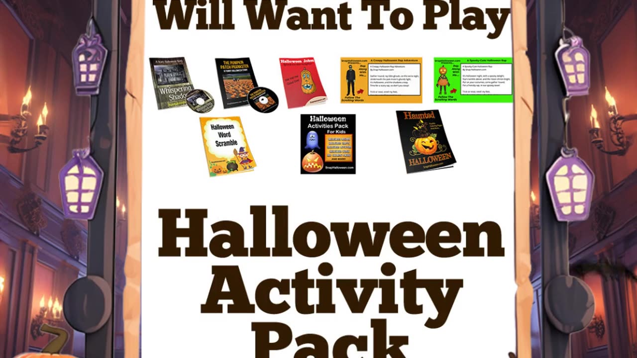 Get the Ultimate Halloween Activity Pack for Kids. #halloween #kids #spooky