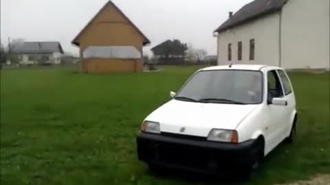 Električni FIAT Cinquecento, 2. test - kratek - short. Slovenija
