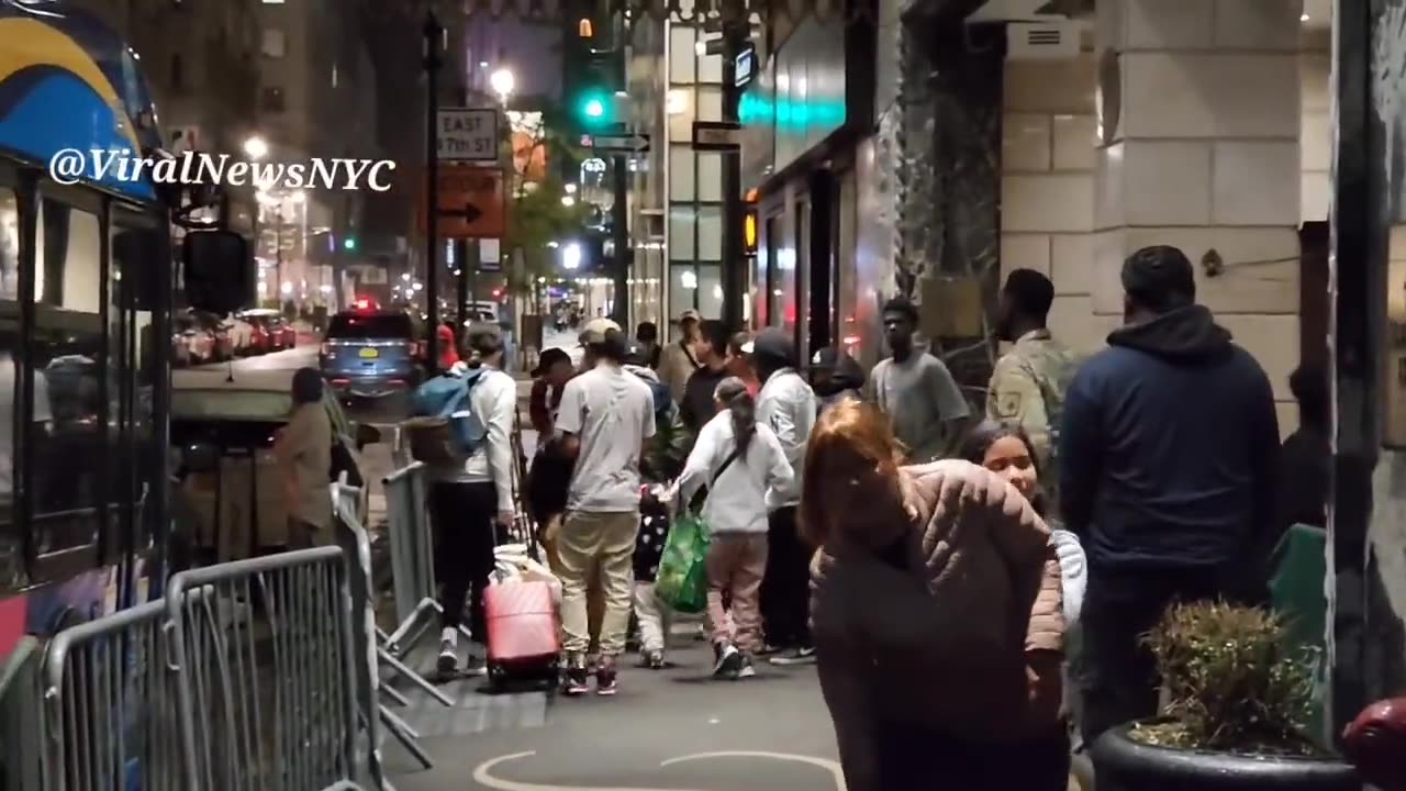 Bus Loads of Migrants for NYC