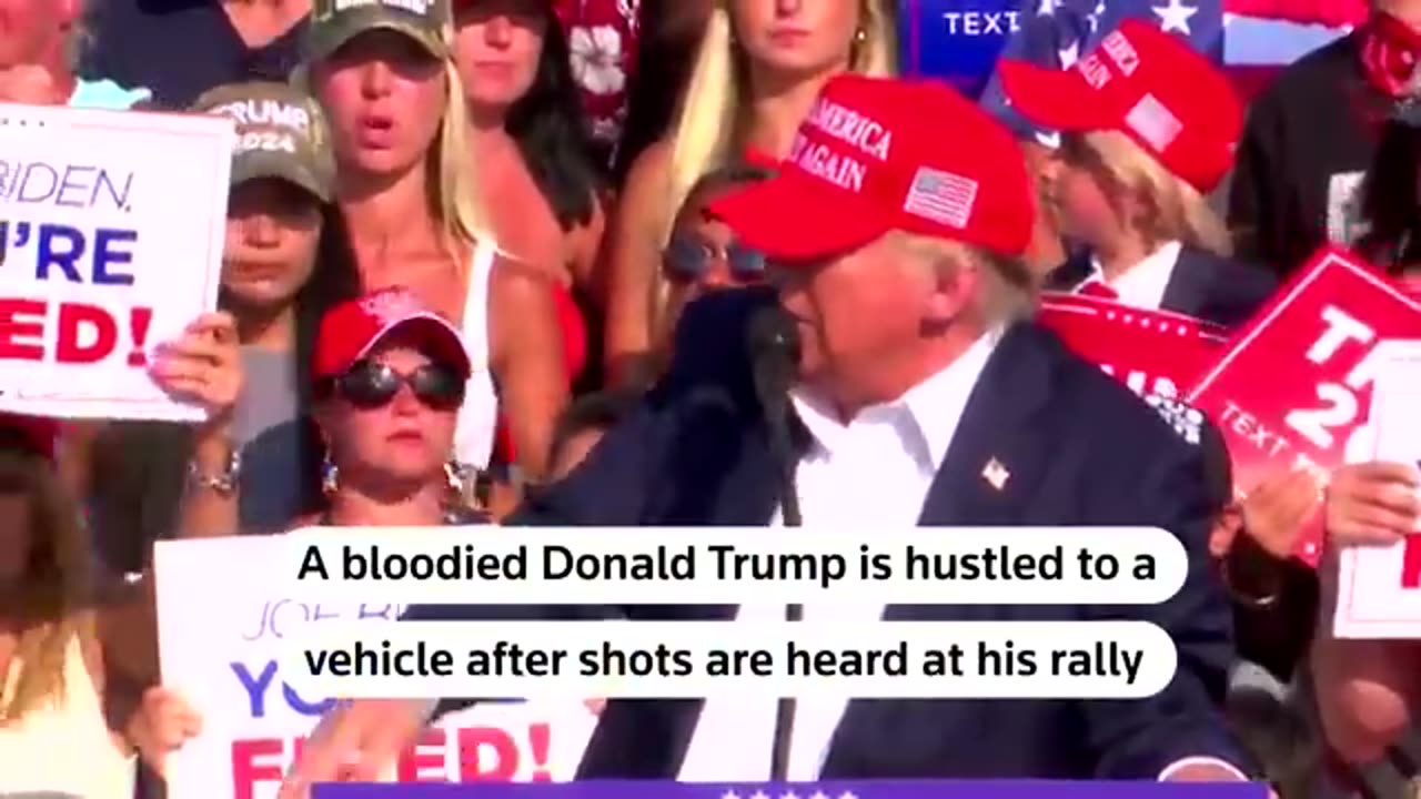 Caught on Camera: Trump Faces Shootings at Rally