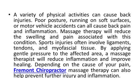 Massage Therapy in Spine Centers