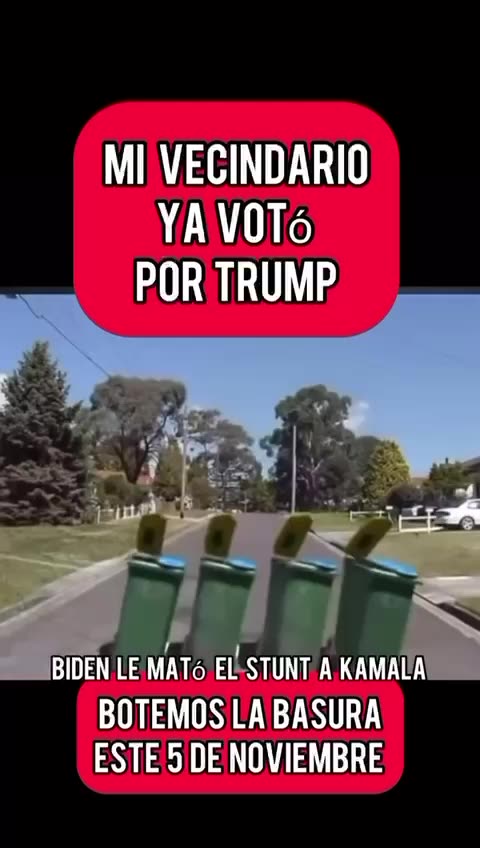 Ya vote for Trump.
