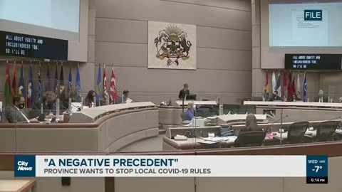 Province wants to stop local COVID-19 rules