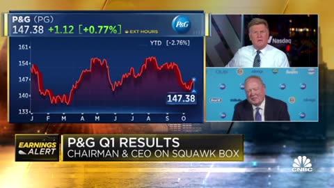 Earnings beat, Consumer strength and Inflation impact | P&G CEO Jon Moeller.