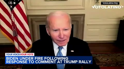 Biden angers Republicans by associating garbage with Trump supporters