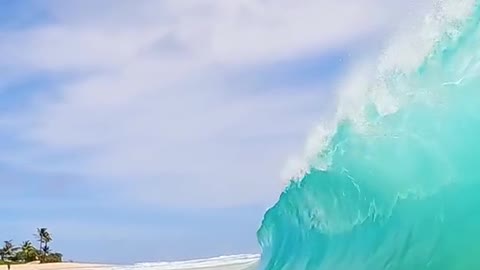 Summer with its own filter, the sea is a touchable blue sky