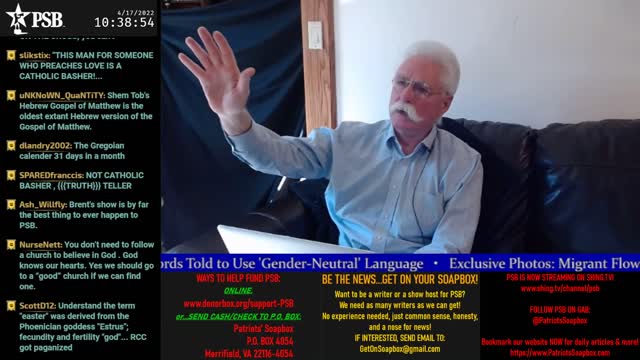 2022-04-17 10:00 EDT - A Common Lawyer Comments: with Brent Winters