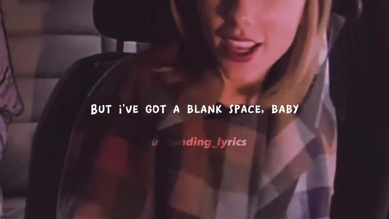 Taylor Swift singing Blank Space