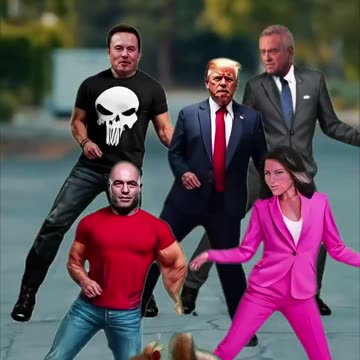 Trump RFK Jr., Elon Musk Tulsi Gabbard Joe Rogan & Pnut the squirrel team up to crush the deep state