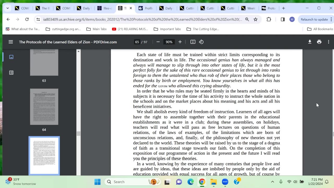 HEAVEN AND HELL SERIES: THE PROTOCOLS OF THE LEARNED ELDERS OF ZION SEASON 3 EPISODE 7