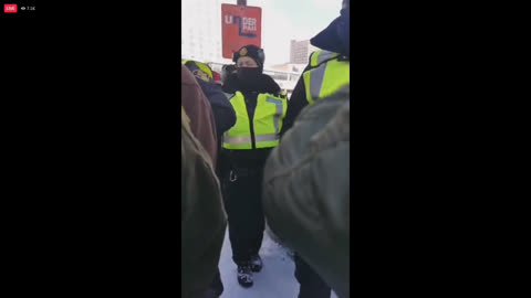 SHAME on Trudeau's brownshirts! (video from 02/18/2022)