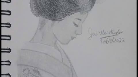 I drew a Geisha