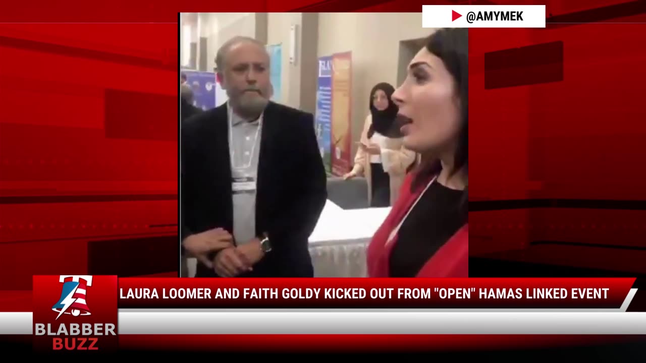 Laura Loomer and Faith Goldy Kicked Out From "Open" Hamas Linked Event