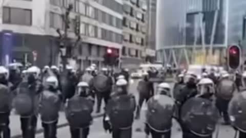 Brussels Rioting ! Where’s The News !