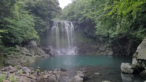 korea jeju Falls