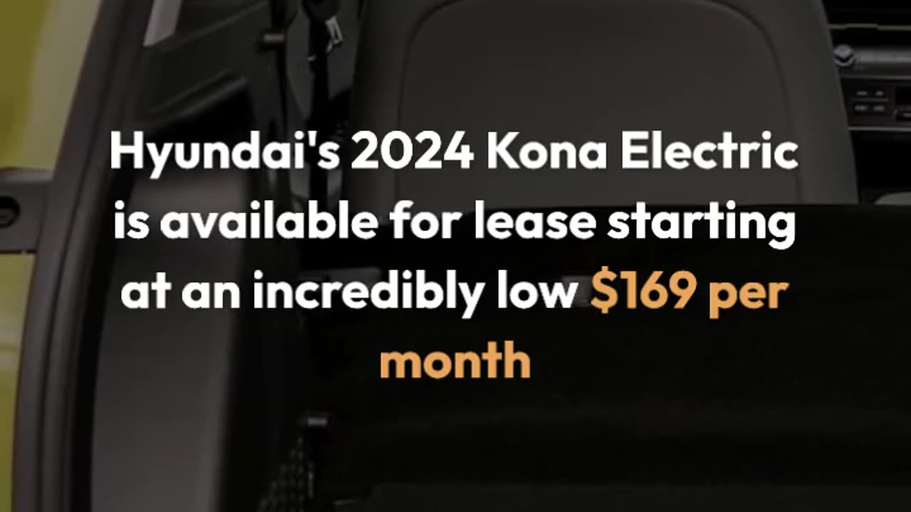 Hyundai’s new Kona Electric is even cheaper to lease than the gas-powered model at $169mo